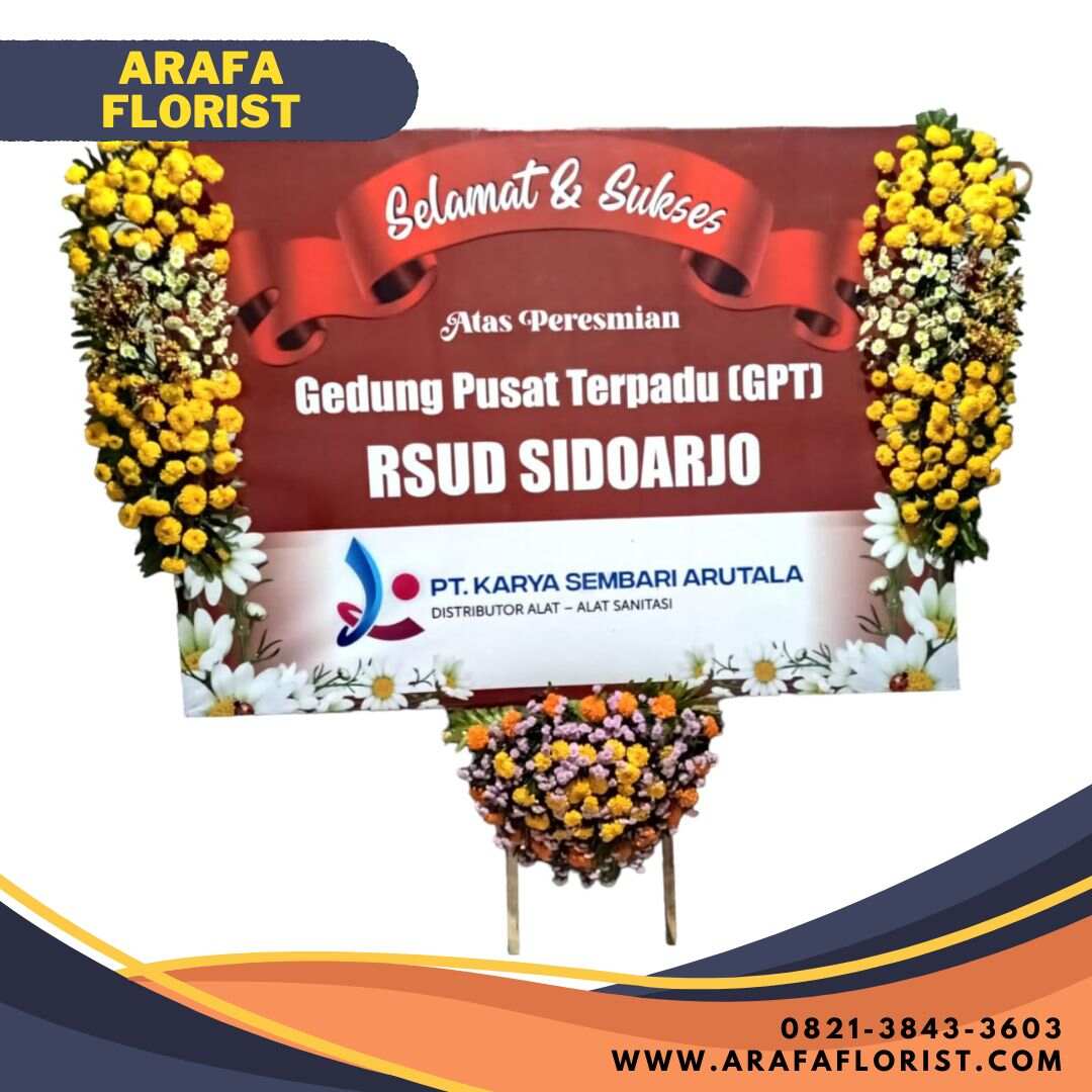 toko karangan bunga kota sampang termurah