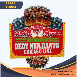 Karangan Bunga Aesthetic untuk Pernikahan dan Ucapan Selamat